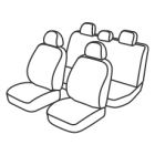 FORD KA 1 (phase 2) (De 07/1999 à 12/2008) 2 Housses pour sièges avant + Housses pour banquette arrière