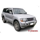 Housses de siège auto sur mesure MITSUBISHI PAJERO 3 Long 5 portes - 5 places (De 01/2000 à 12/2006)